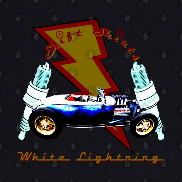 Shift Shirts White Lightning Hot Rod by ShiftShirts